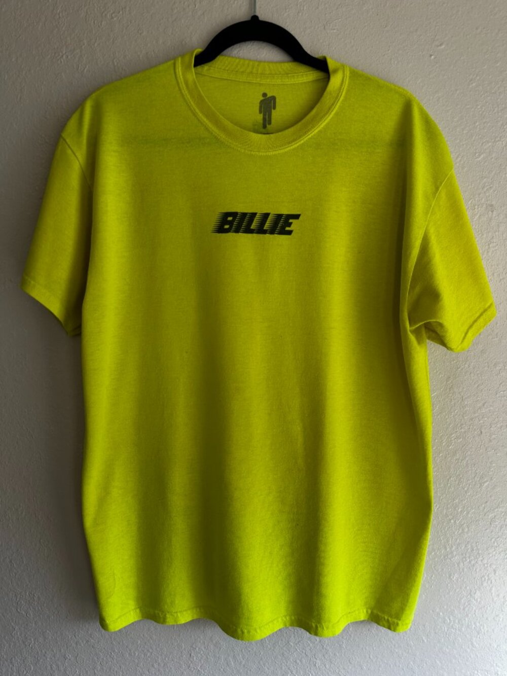 Billie Eilish Neon Yellow Logo Graphic T-Shirt